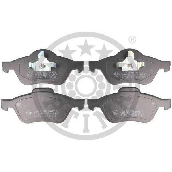 Слика на комплет феродо, дискови кочници OPTIMAL BP-96200 за Renault Laguna 2 Grandtour (KG0-1) 1.9 dCi (KG1V) - 130 коњи дизел