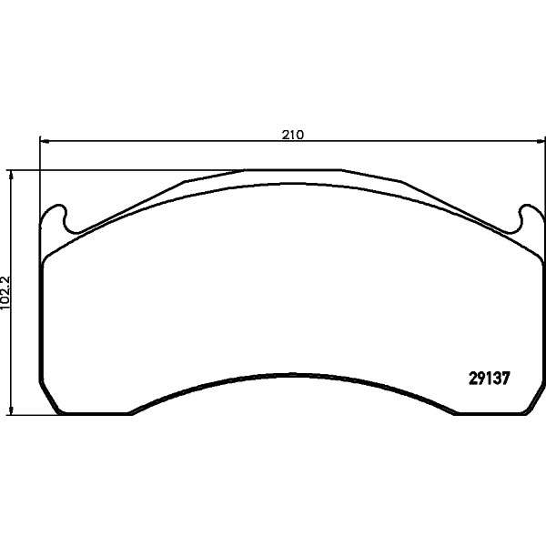 Слика на комплет феродо, дискови кочници TEXTAR 2913706 за камион Volvo FL 250-13 - 250 коњи дизел