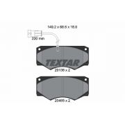 Слика 1 на комплет феродо, дискови кочници TEXTAR 2913801
