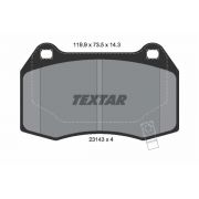 Слика 1 $на Комплет феродо, дискови кочници TEXTAR Q+ 2314301