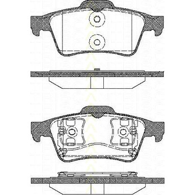 Слика на Комплет феродо, дискови кочници TRISCAN 8110 10534