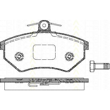 Слика на комплет феродо, дискови кочници TRISCAN 8110 10975 за VW Caddy 2 Box (9K9A) 1.7 SDI - 57 коњи дизел