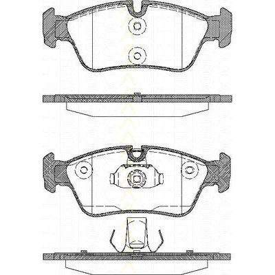 Слика на комплет феродо, дискови кочници TRISCAN 8110 11008 за BMW 3 Sedan E46 318 d - 116 коњи дизел