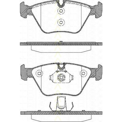 Слика на комплет феродо, дискови кочници TRISCAN 8110 11015 за BMW 3 Touring E46 330 d - 204 коњи дизел