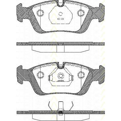 Слика на Комплет феродо, дискови кочници TRISCAN 8110 11960