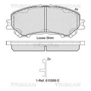 Слика 1 $на Комплет феродо, дискови кочници TRISCAN 8110 14064