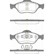 Слика 1 на комплет феродо, дискови кочници TRISCAN 8110 16008