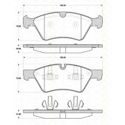 Слика 1 $на Комплет феродо, дискови кочници TRISCAN 8110 23051