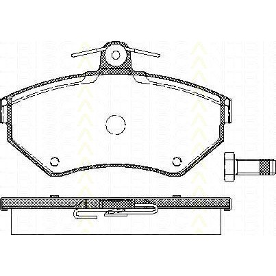 Слика на комплет феродо, дискови кочници TRISCAN 8110 29010 за VW Golf 3 Variant (1H5) 1.8 - 75 коњи бензин