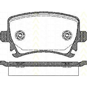 Слика на комплет феродо, дискови кочници TRISCAN 8110 29052 за VW Touran (1T) 2.0 TDI - 136 коњи дизел