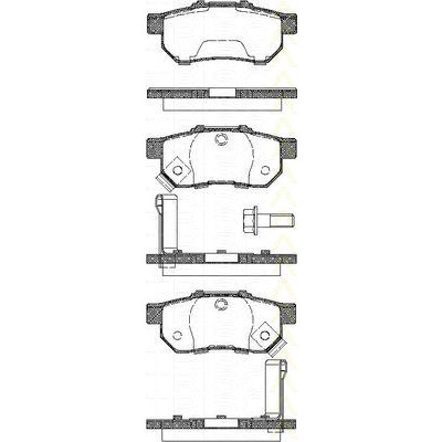 Слика на Комплет феродо, дискови кочници TRISCAN 8110 40003