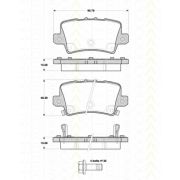 Слика 1 $на Комплет феродо, дискови кочници TRISCAN 8110 40012