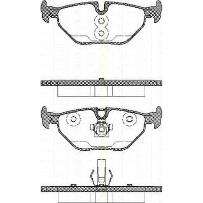 Слика на Комплет феродо, дискови кочници TRISCAN 8110 65002