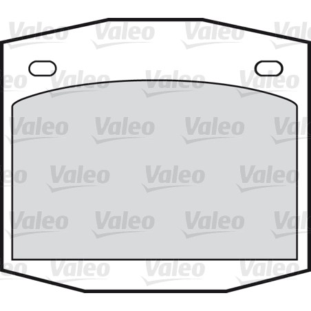 Слика на Комплет феродо, дискови кочници VALEO 551625