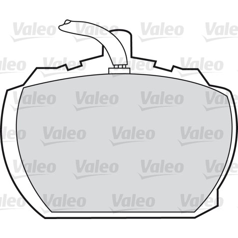 Слика на Комплет феродо, дискови кочници VALEO 598391