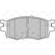 Слика 2 $на Комплет феродо, дискови кочници VALEO 598868