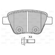 Слика 2 на комплет феродо, дискови кочници VALEO 601137