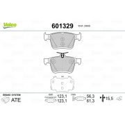 Слика 1 на комплет феродо, дискови кочници VALEO 601329