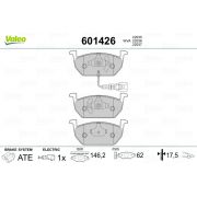 Слика 1 на комплет феродо, дискови кочници VALEO 601426