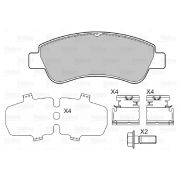 Слика 2 на комплет феродо, дискови кочници VALEO 601464