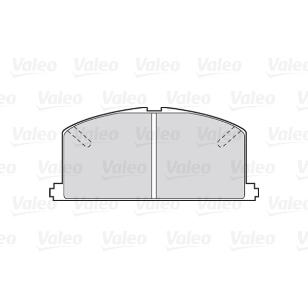 Слика на Комплет феродо, дискови кочници VALEO 670266