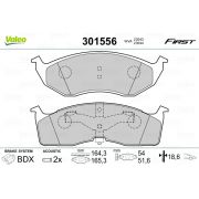 Слика 1 $на Комплет феродо, дискови кочници VALEO FIRST 301556