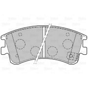 Слика 2 на комплет феродо, дискови кочници VALEO FIRST 301648