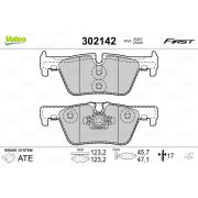 Слика 1 $на Комплет феродо, дискови кочници VALEO FIRST 302142