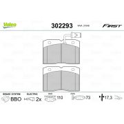 Слика 1 на комплет феродо, дискови кочници VALEO FIRST 302293