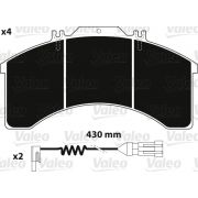 Слика 1 $на Комплет феродо, дискови кочници VALEO OPTIPACK 882237