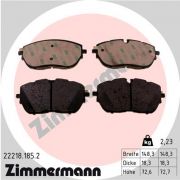 Слика 1 на комплет феродо, дискови кочници ZIMMERMANN 22218.185.2