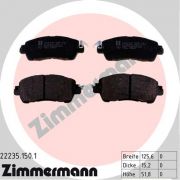 Слика 1 $на Комплет феродо, дискови кочници ZIMMERMANN 22235.150.1