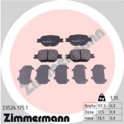 Слика 1 $на Комплет феродо, дискови кочници ZIMMERMANN 23526.175.1