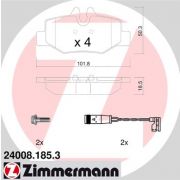 Слика 1 $на Комплет феродо, дискови кочници ZIMMERMANN 24008.185.3