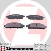 Слика 1 $на Комплет феродо, дискови кочници ZIMMERMANN 24537.160.3