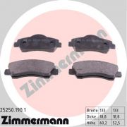 Слика 1 $на Комплет феродо, дискови кочници ZIMMERMANN 25250.190.1