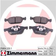 Слика 1 $на Комплет феродо, дискови кочници ZIMMERMANN 25804.170.1