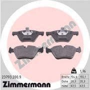 Слика 1 $на Комплет феродо, дискови кочници ZIMMERMANN pb:z 23793.200.9