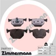 Слика 1 на комплет феродо, дискови кочници ZIMMERMANN rd:z 21487.970.1