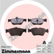 Слика 1 на комплет феродо, дискови кочници ZIMMERMANN rd:z 21664.995.1