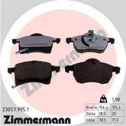 Слика 1 $на Комплет феродо, дискови кочници ZIMMERMANN rd:z 23057.995.1