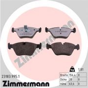 Слика 1 на комплет феродо, дискови кочници ZIMMERMANN rd:z 23183.995.1