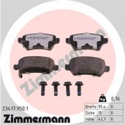 Слика 1 $на Комплет феродо, дискови кочници ZIMMERMANN rd:z 23417.950.1