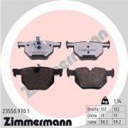 Слика 1 $на Комплет феродо, дискови кочници ZIMMERMANN rd:z 23550.970.1