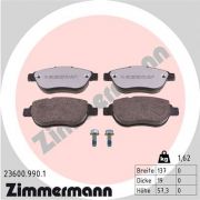 Слика 1 $на Комплет феродо, дискови кочници ZIMMERMANN rd:z 23600.990.1