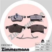 Слика 1 $на Комплет феродо, дискови кочници ZIMMERMANN rd:z 23832.900.2