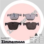 Слика 1 $на Комплет феродо, дискови кочници ZIMMERMANN rd:z 24458.970.1