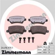 Слика 1 на комплет феродо, дискови кочници ZIMMERMANN rd:z 24496.970.1