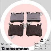 Слика 1 $на Комплет феродо, дискови кочници ZIMMERMANN rd:z 24524.995.1