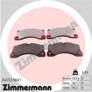 Слика 1 на комплет феродо, дискови кочници ZIMMERMANN rd:z 24553.960.1